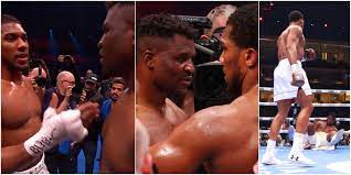 Anthony Joshua Urges Francis Ngannou Not To Quit Boxing