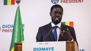 Tinubu congratulates Faye, the incoming president of Senegal.