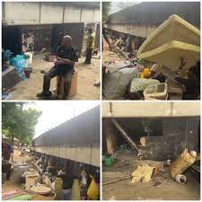 An under-bridge apartment where tenants pay N250,000 rent is Discovered